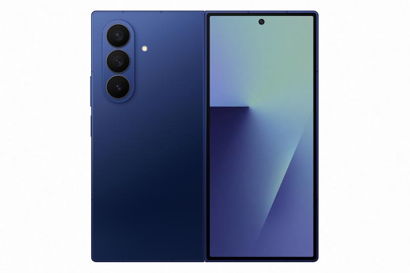 Samsung Galaxy Z Fold7 hivatalos termékképe kinyitott állapotban.