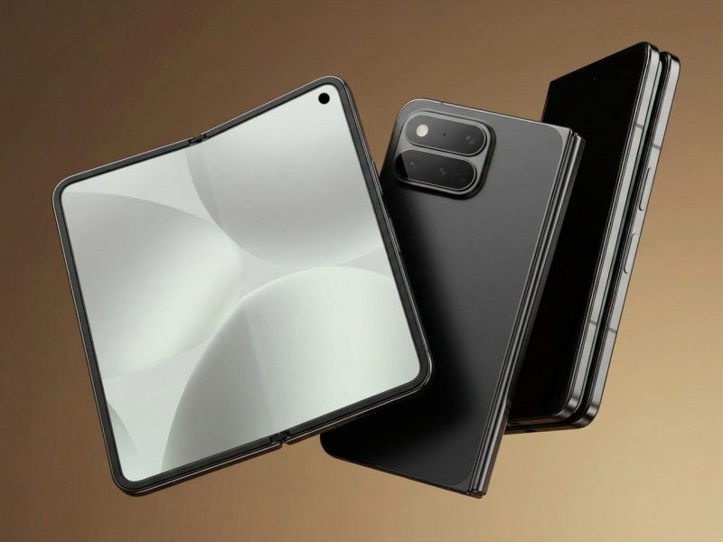 Szivárgott renderen látható Google Pixel 11 Pro Fold összehajtható telefon.