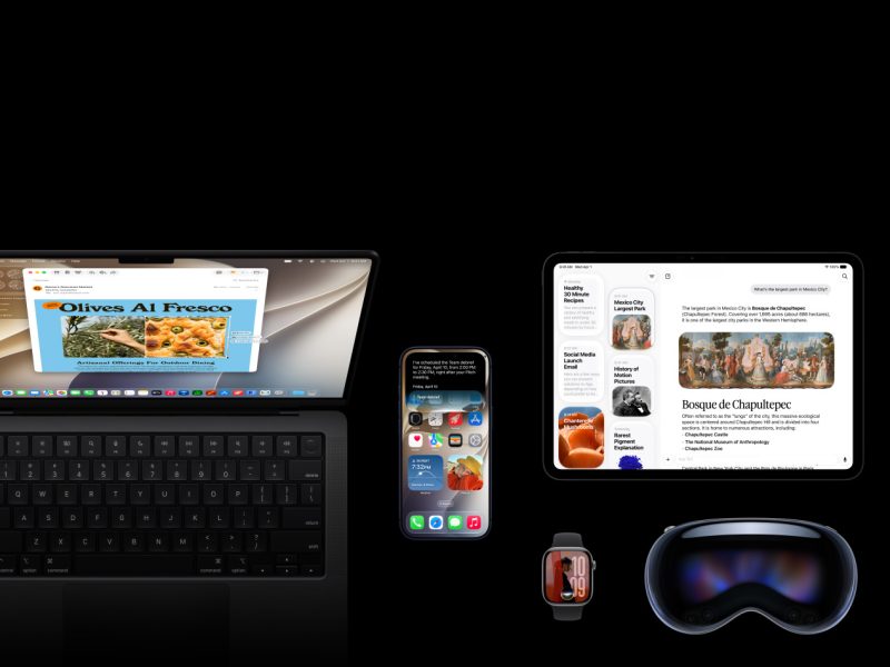 Apple iOS 27 előnézeti kép iPhone-nal és Siri AI-felülettel.