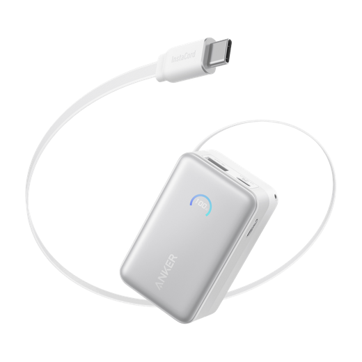 Anker Nano Power Bank 10K 45W Built-In Retractable USB-C Cable