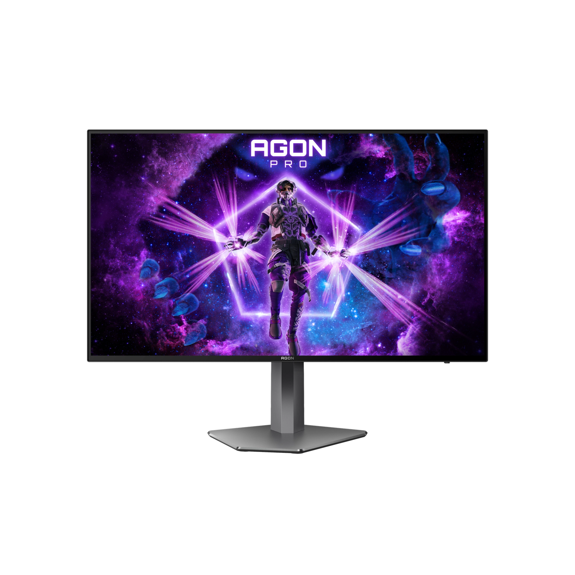 AOC AGON PRO 27 hüvelykes QHD OLED monitor frontális gyártói termékképen.