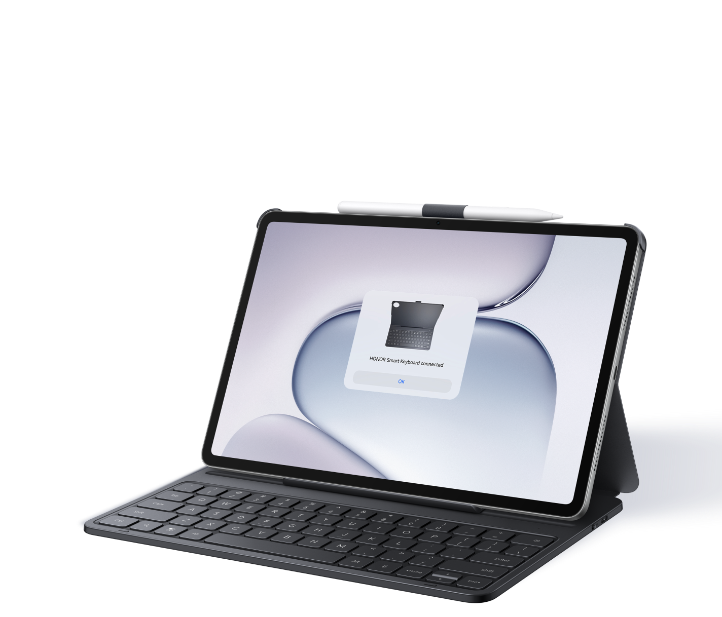 HONOR Pad 20 Smart Bluetooth Keyboard billentyűzettel és Magic-Pencil 4s stylusszal.