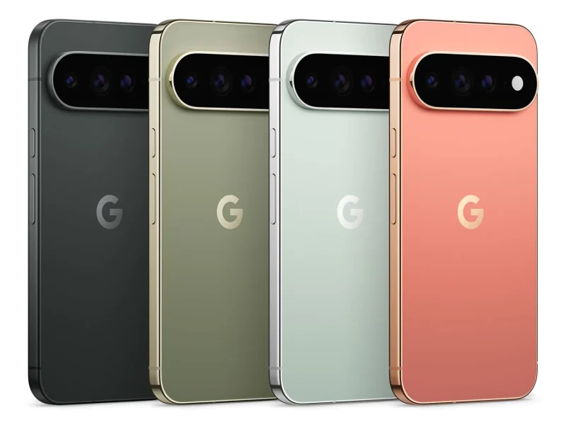Pixel 11 Pro és Pixel 11 Pro XL telefonok hivatalos Google-termékképen.